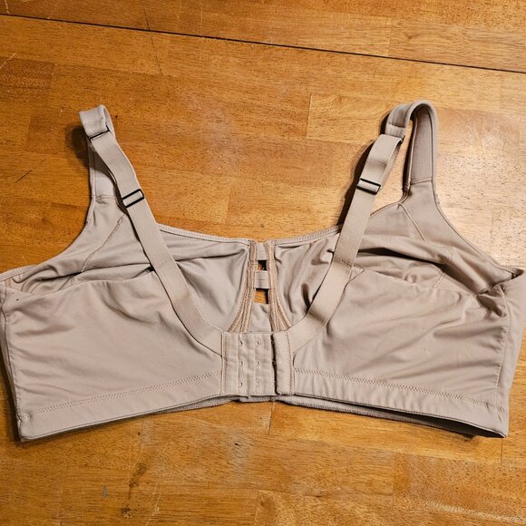 Spanx Bra, No Wires, No Padding, Tan, Size 40DDD - Picture 7 of 11